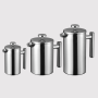 Luxury Style Stainless Steel Durable Coffee Maker Double Walled Rainbow French Press Insulated Coffee & Tea Brewer Pot & Maker