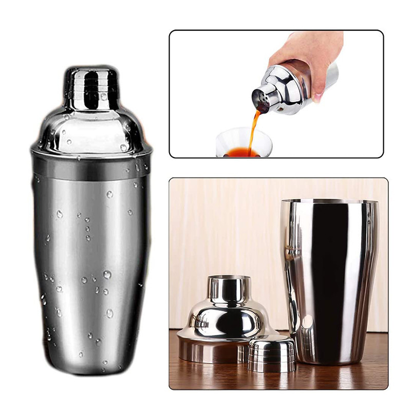 Customized High Quality Food Grade Modern Stainless Steel Boston Cocktail Shaker for Bar and Home Use