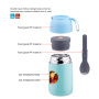 Modern Food Safe Camping Lunch Box 18/8 Stainless Steel Double Wall Vacuum Thermos 450ml/650ml Keep Warm Food Container