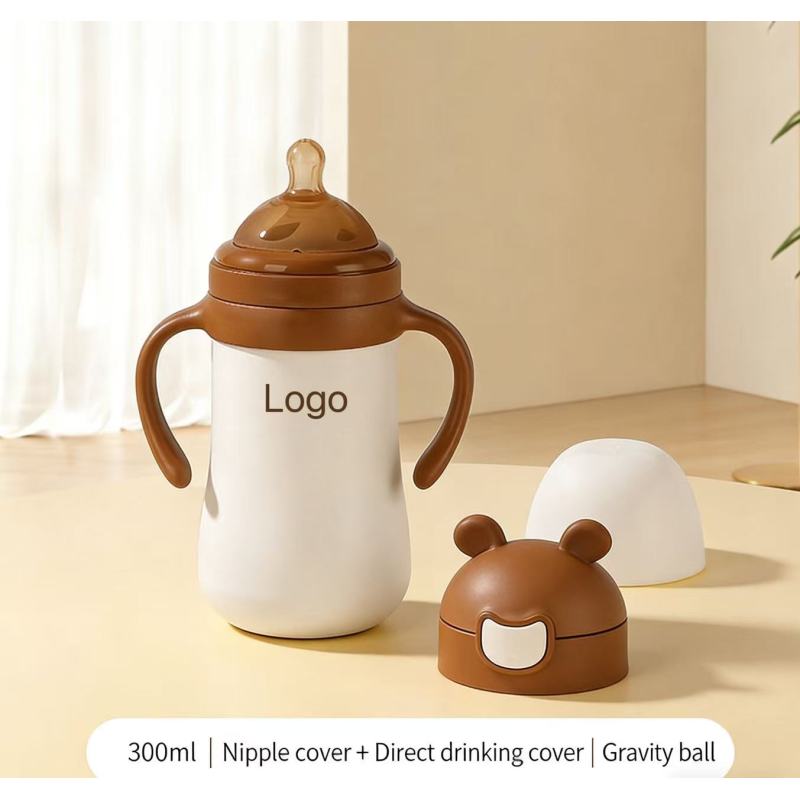 316 Stainless Steel Insulated Baby Bottle Portable Anti-choking Insulated Cup for Going Out