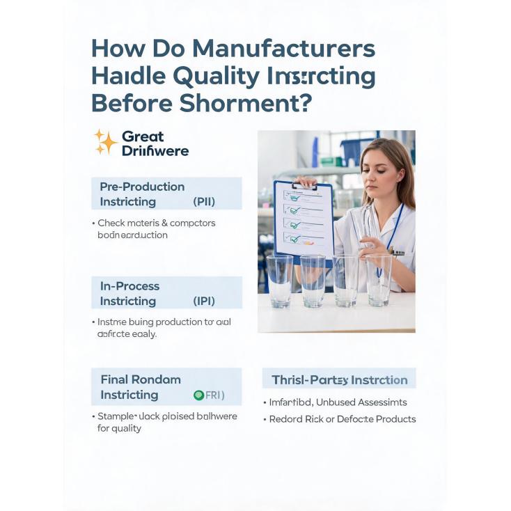 How do manufacturers handle quality inspection before shipment, and can third-party inspections be arranged?