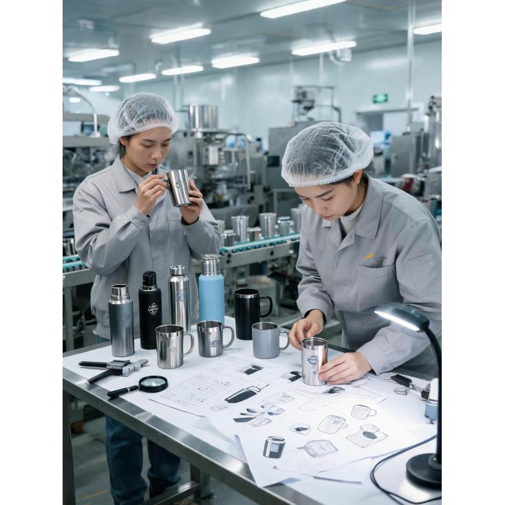 How do you ensure fast turnaround and quality control during custom drinkware manufacturing?