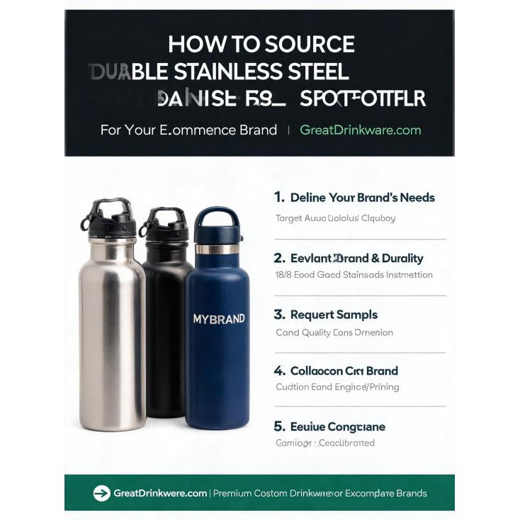 How to source durable stainless steel sports bottles for e-commerce brands?