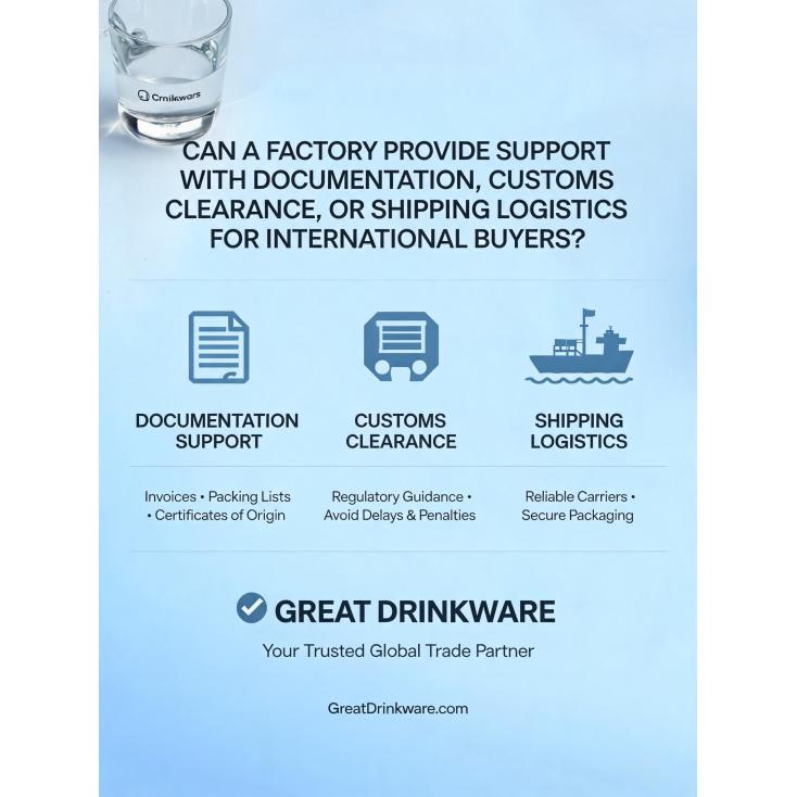 Can a factory provide support with documentation, customs clearance, or shipping logistics for international buyers?