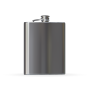OEM Portable Mini Stainless Steel Flask 6oz/7oz/8oz Square Hip Flask Wooden Body Leather Wrap for Whisky Alcohol Wine Drinking