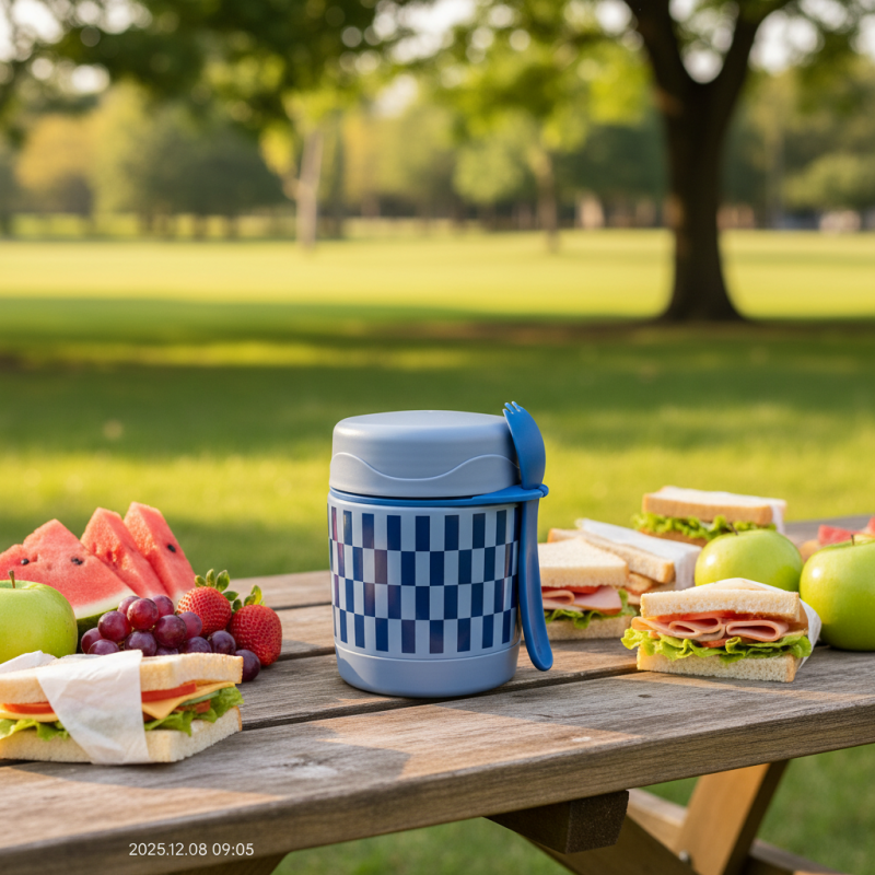 304 Large Capacity Vacuum Braised Beaker Insulated Lunch Box Portable Special for Students Office Workers