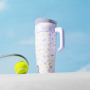 LUCKCHEN Customized 40oz H2.0 Flowstate Double Wall Stainless Steel Vacuum Cup Insulated Travel Tumble for Coffee Water Gift