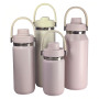 2026 Space-Saving Insulated Water Bottle Leakproof Stainless Steel, 3 Capacity Options, 24H Temperature Retention