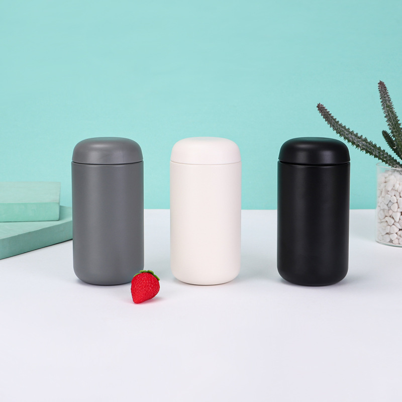 Stainless Steel Double Vacuum Insulated Mini Capsule Mug with 304 Outer 316 Inner Layers Fashion Simple Design Business Gift