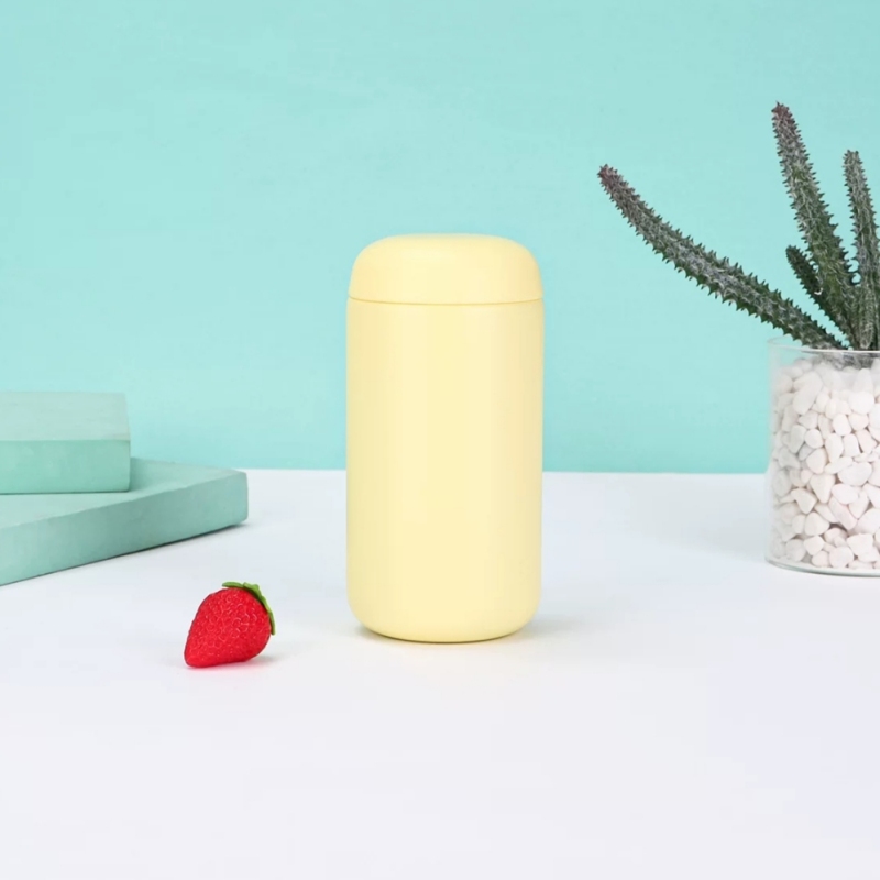 Stainless Steel Double Vacuum Insulated Mini Capsule Mug with 304 Outer 316 Inner Layers Fashion Simple Design Business Gift