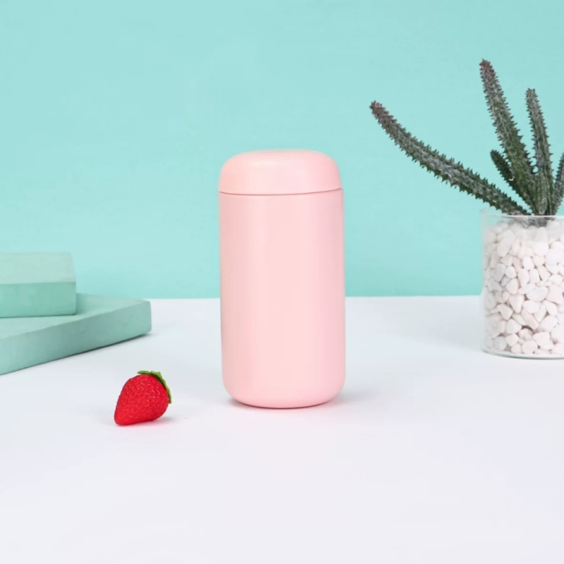 Stainless Steel Double Vacuum Insulated Mini Capsule Mug with 304 Outer 316 Inner Layers Fashion Simple Design Business Gift