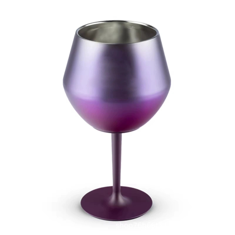 14oz Goblets Portable Red Wine Cup New 304 Stainless Steel Heat Preservation Removable Durable Metal Wine Cup