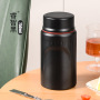 New 304 Stainless Steel Vacuum Insulated Thermos Cup with Spoon 750ml Camping & Office Use Portable for Men Women