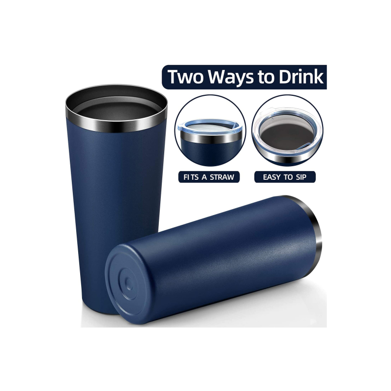 Wholesale Selling 22oz Double Wall 304 Stainless Steel Sublimation Skinny Tumbler With Lid