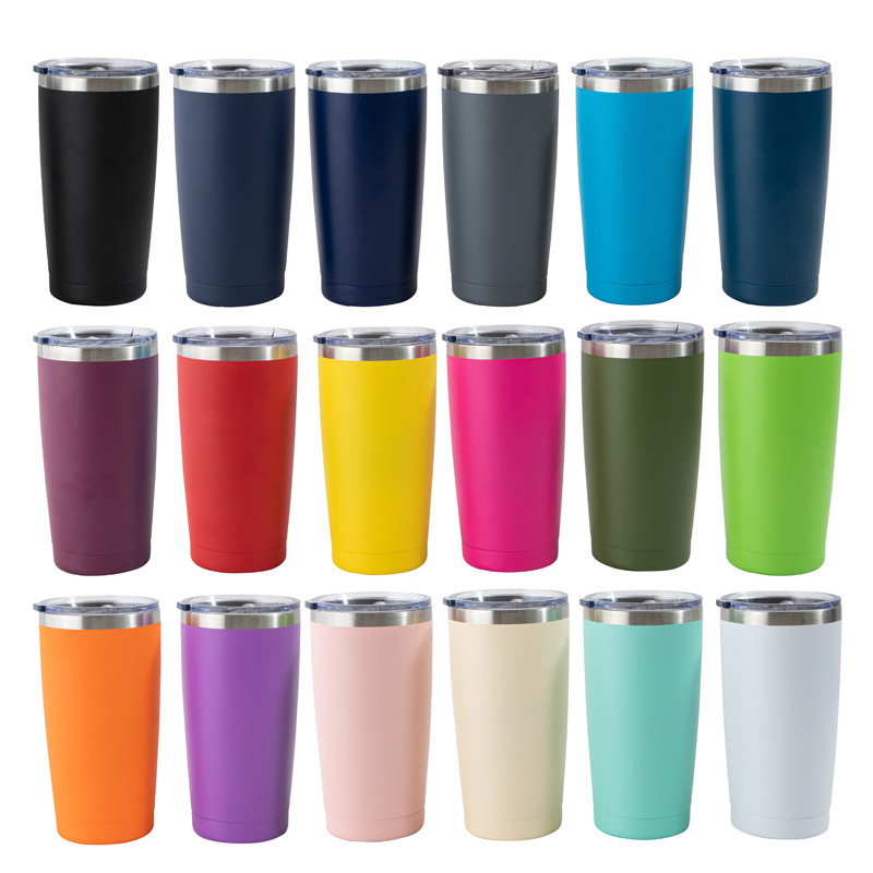 Cross-Border Portable Classic Office Cup Double Stainless Steel Vacuum Insulated Drinkware Large Capacity Anti-Fall Business