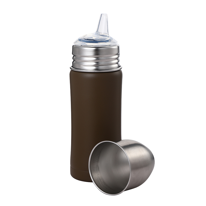 Wholesale 180ml BPA Free Double Wall Stainless Steel Baby Feeding Bottle Insulated Baby Water Milk Bottle With Silicone Nipple