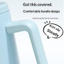 Outdoor 40 oz 304 Stainless Steel Handle Car Cup with Suction Tube & Double Ice Design 6-12 Hours Thermal Insulation Wholesale
