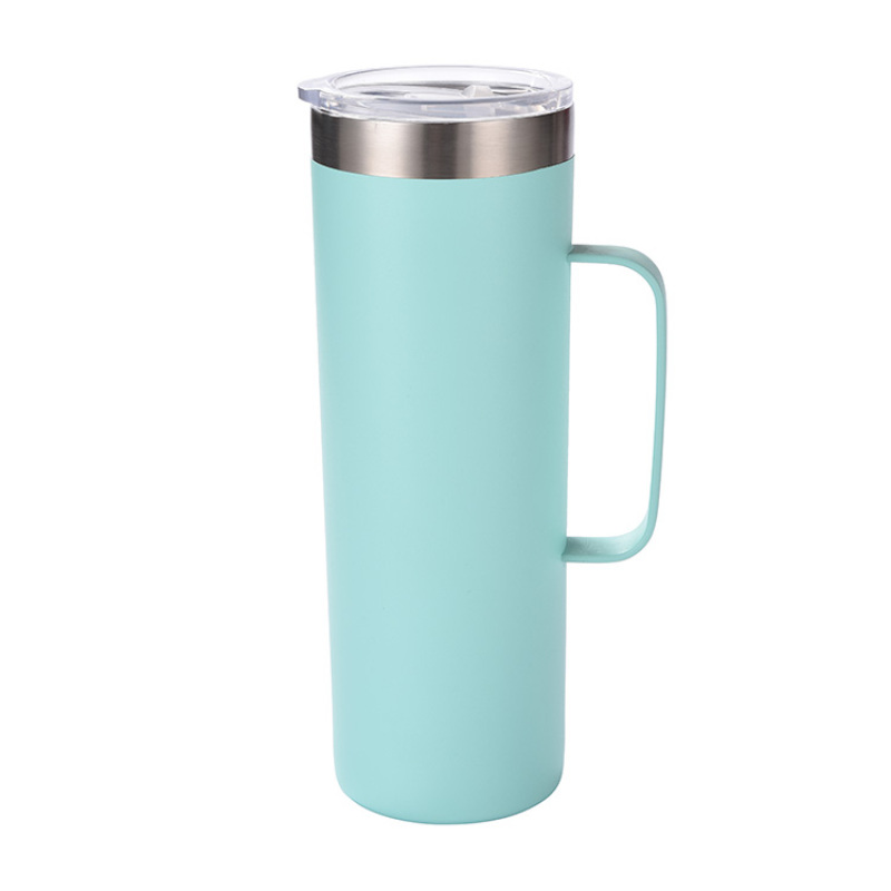 Stainless Steel Vacuum Insulated Cup Steel Handle Customizable Colors 12-24 Hours Thermal Insulation Eco-Friendly Business Gift