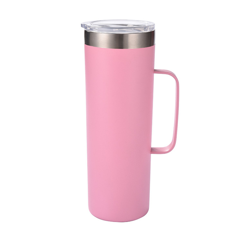 Stainless Steel Vacuum Insulated Cup Steel Handle Customizable Colors 12-24 Hours Thermal Insulation Eco-Friendly Business Gift