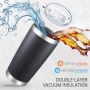 Custom Double Wall Stainless Steel 20oz/30oz Sublimation Tumbler with Straw and Lid for Outdoor Sports Drinkware