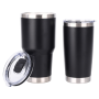 Custom Double Wall Stainless Steel 20oz/30oz Sublimation Tumbler with Straw and Lid for Outdoor Sports Drinkware