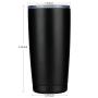 Personalised Powder Coating Car Mug Double Walled Vacuum 20oz Stainless Steel Tumbler Coffee Cup