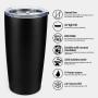 Personalised Powder Coating Car Mug Double Walled Vacuum 20oz Stainless Steel Tumbler Coffee Cup