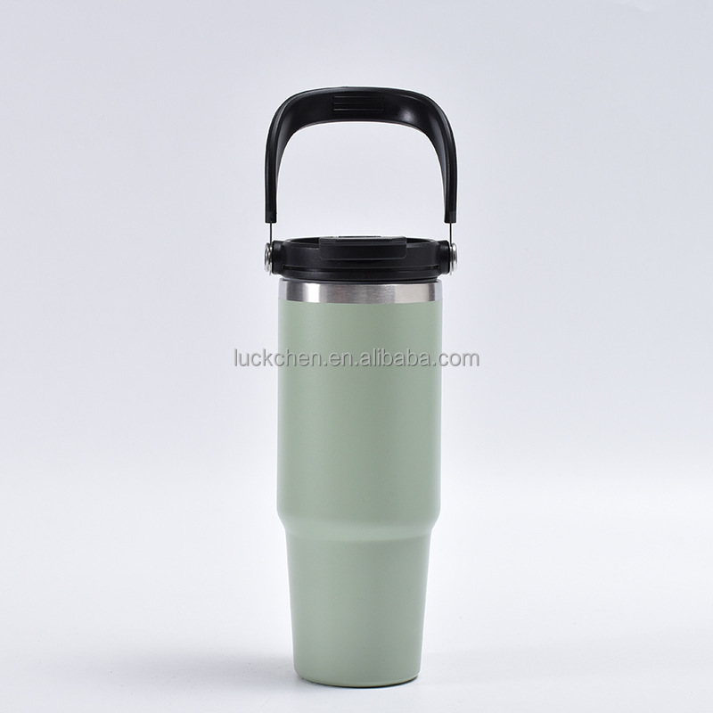 Ready for Ship Stainless Steel Stocked Tumbler Double Wall Vacuum Insulated Office Cup Slider Lid 12-24 Hours Thermal