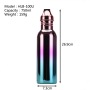 Stainless Steel Vacuum Insulated Water Bottle 12-24 Hours Thermal Insulation Eco-Friendly Foldable Design Portable Large