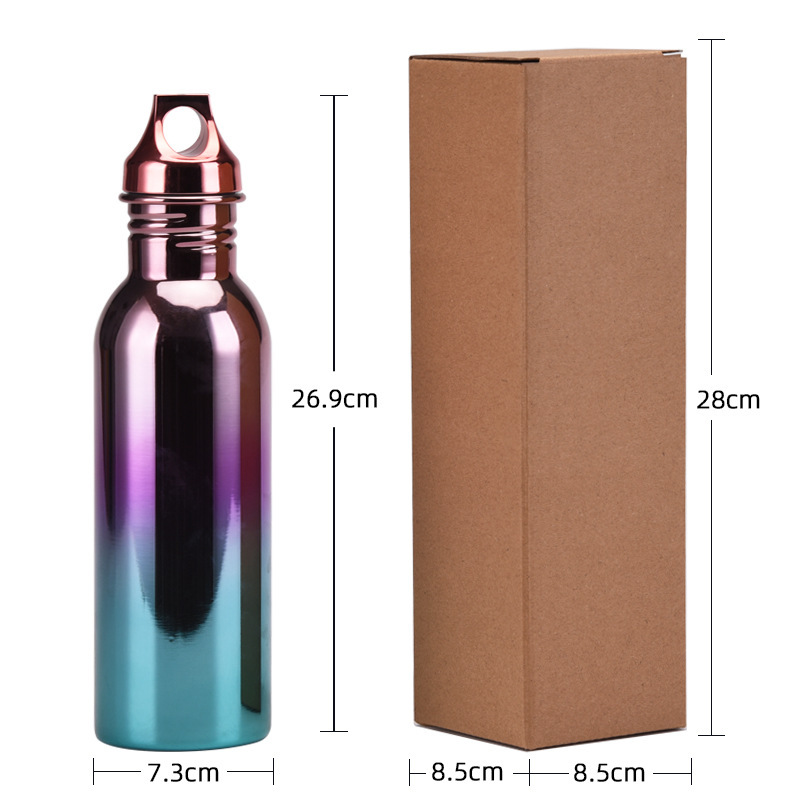 Stainless Steel Vacuum Insulated Water Bottle 12-24 Hours Thermal Insulation Eco-Friendly Foldable Design Portable Large
