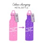 2026 New Cross-Border Single-Layer Stainless Steel Sports Water Bottle Temperature-Sensitive Color-Changing Creative Magic Cold