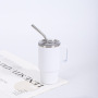 Factory Direct Supply 4oz Vacuum Insulated Stainless Steel Thermos Cup Handle Cute Design Light Foldable Portable for Car Use