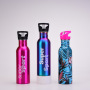 2026 Cross-Border New Classic Vacuum Insulated Stainless Steel Tie Dyeing Straw Outdoor Sports Water Bottle Portable