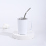Cross-Border 3oz Mini Handle Thermos Straw Cup 304 Stainless Steel Outdoor Portable Coffee Cup Wholesale