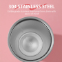 New Arrival 700ml Stainless Steel Cup Straw Tumbler Vacuum Metal Material Cup With Lid and Straw
