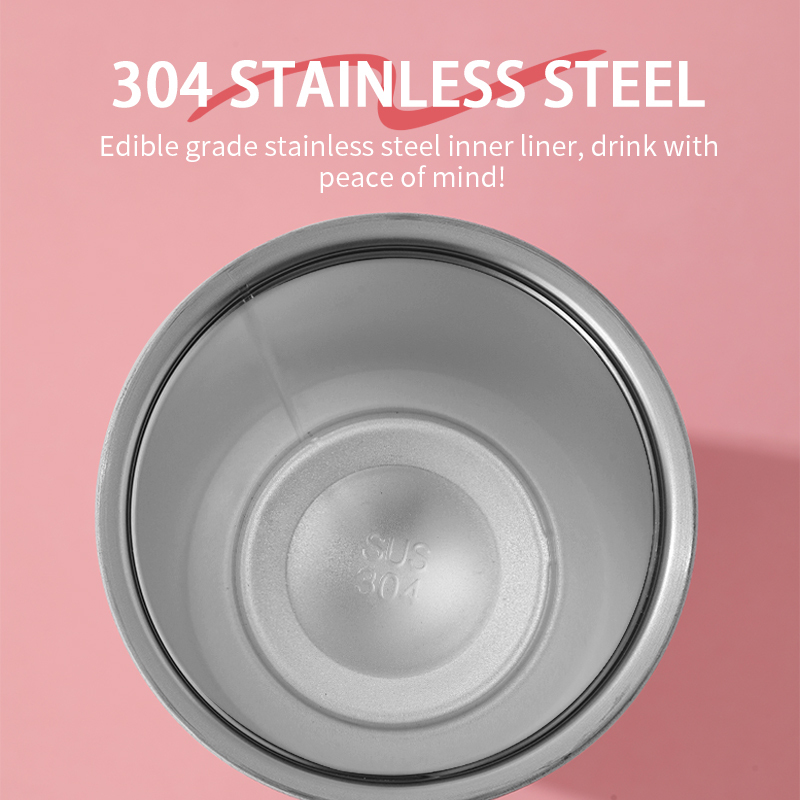 New Arrival 700ml Stainless Steel Cup Straw Tumbler Vacuum Metal Material Cup With Lid and Straw