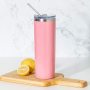 Promotion Double Wall Vacuum Insulated Mug Vacuum Tumbler with Straw Stainless Steel Mugs Coffee Mug with Lid American Style