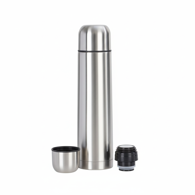 DoubleWall Vacuum Insulated Stainless Steel Bottle Large Capacity with Leak-Proof Lid Portable for Outdoor Travel