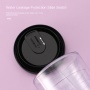 Transparent Plastic Straw Cup with Double Layer Thread Liner for Coffee and Outdoor Tours Boiling Water Safe