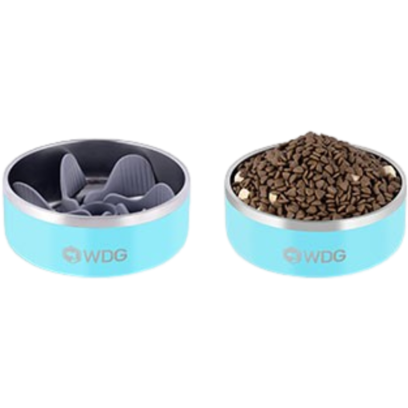 Hot Sell Custom 20oz Double Wall Vacuum Dog Bowl Stainless Steel Pet Feeder Bowls