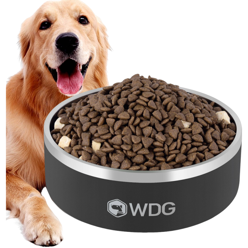 Hot Sell Custom 20oz Double Wall Vacuum Dog Bowl Stainless Steel Pet Feeder Bowls