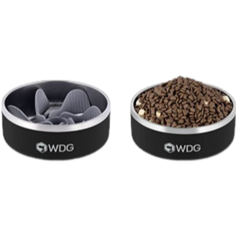 Hot Sell Custom 20oz Double Wall Vacuum Dog Bowl Stainless Steel Pet Feeder Bowls