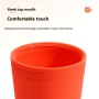 P1000 Modern Simple Frosted Plastic Straw Cup Portable Straight Body Drinking Cup Straw for Outdoor Activities Hiking Applicable