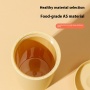 Large Capacity 450ml Frosted Double-Layer Plastic Sippy Cup Portable for Hiking Direct Drinking