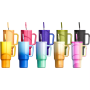 LUCKCHEN Custom 30oz 40oz Stainless Steel Tumbler Double Vacuum Insulated Outdoor Mug for Straw Lid Handle for Tea Travel Mug