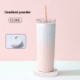 Portable Thermos Cup for Women High Color Value Double Wall Vacuum Large Capacity 304 Stainless Steel Car Office Use Coffee