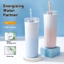 Portable Thermos Cup for Women High Color Value Double Wall Vacuum Large Capacity 304 Stainless Steel Car Office Use Coffee