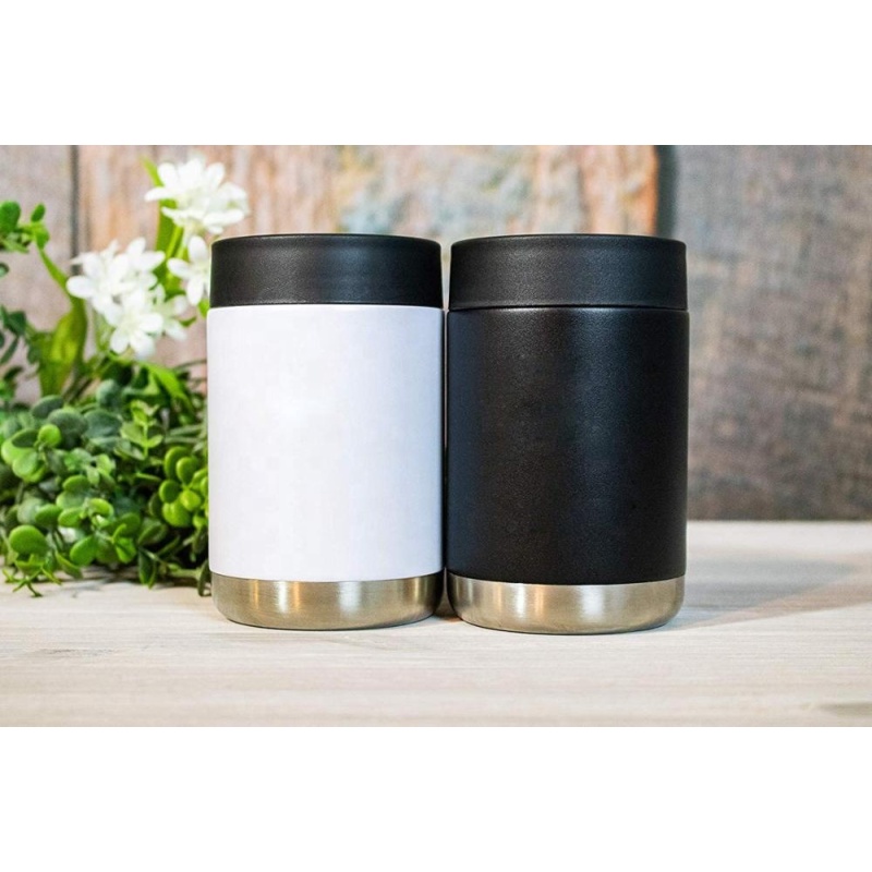 Custom Logo 300ml Double Wall Insulated Stainless Steel Beer Can Coolers Stubby Cola Cooler for Australia Cans-for Parties