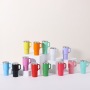 US Warehouse New Style  Insulated Double Wall Stainless Steel Tumbler Powder Coating Regular Handle Plastic Straw Vacuum