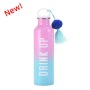 2026 New Classic Stainless Steel Vacuum Water Bottle Tassel Fur Ball Outdoor Sports Large Capacity Handle Portable